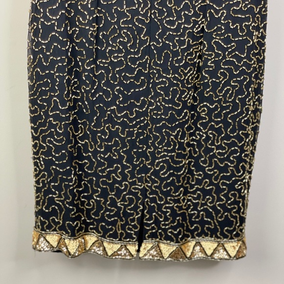 Saks Fifth Ave vintage beaded dress - 8 - Picture 8 of 14